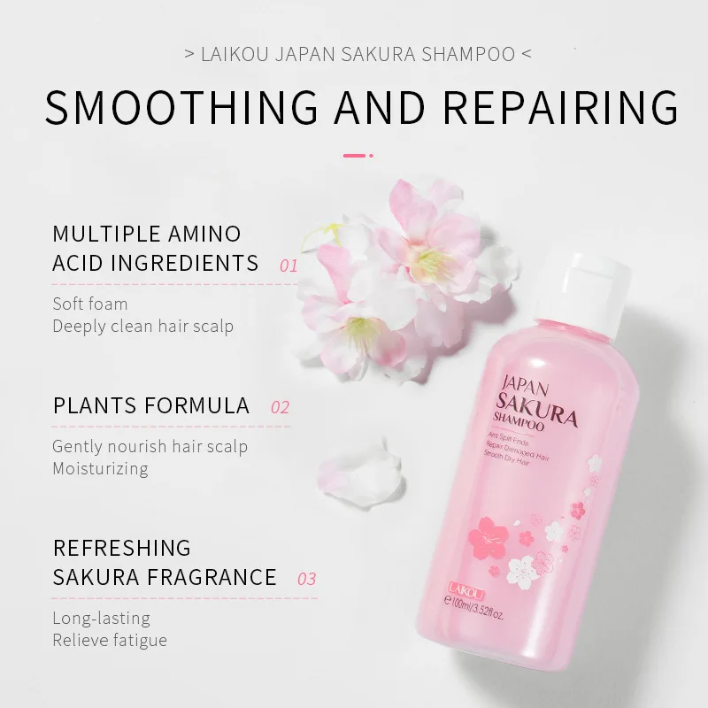LAIKOU Japan Sakura  Shampoo R - Hair Care Organic 评论和价格
