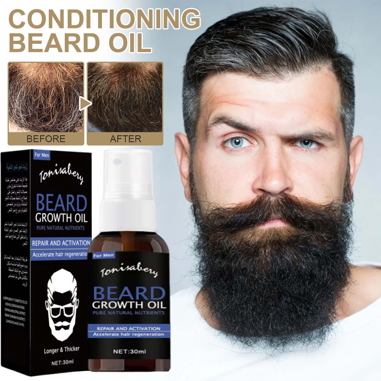 Beard Growth Oil Beard Wax Bal - Hair Care Products 评论和价格