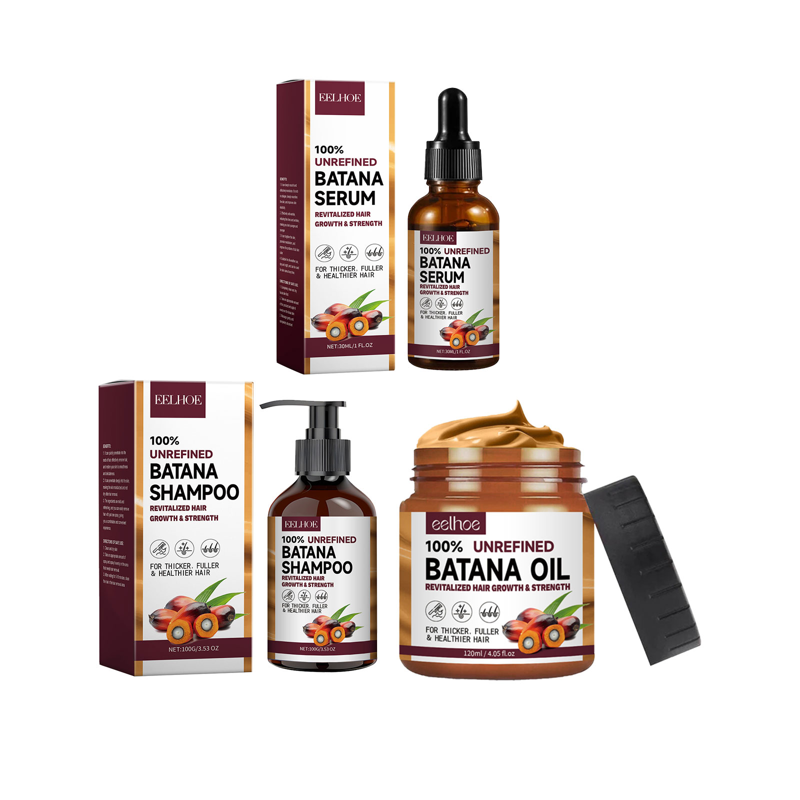 EELHOE Natural Batana Oil Deep - Hair Care Products 评论和价格